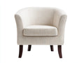 Sillones tapizados 75x72x78 cm - beige - estilo clásico para salón
