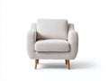 Sillones tapizados 82x78x85 cm - beige - estilo moderno para salón