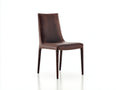 Sillas de comedor tapizadas 50x57x88 cm - marrón oscuro - estilo moderno para comedor